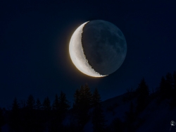 22. April 2017: Mondaufgang am Furkajoch