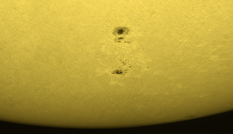 31. Juli 2012 Sonnenfleck AR1535