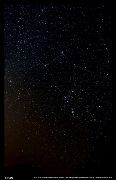Orion im Nebel