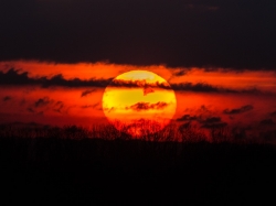 13. April 2015: Sonnenaufgang über Kaufering