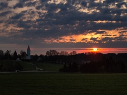 13. April 2015: Sonnenaufgang über Kaufering