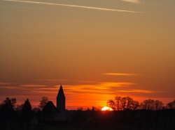 21. April 2015 Sonnenaufgang über Epfenhausen