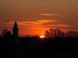 21. April 2015 Sonnenaufgang über Epfenhausen