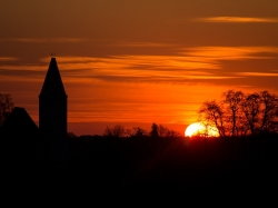 21. April 2015 Sonnenaufgang über Epfenhausen