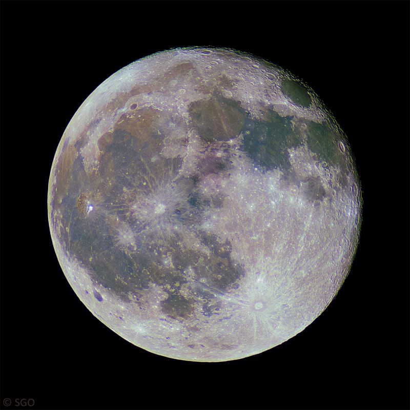 18. März 2014: Mond bei 98,3%
