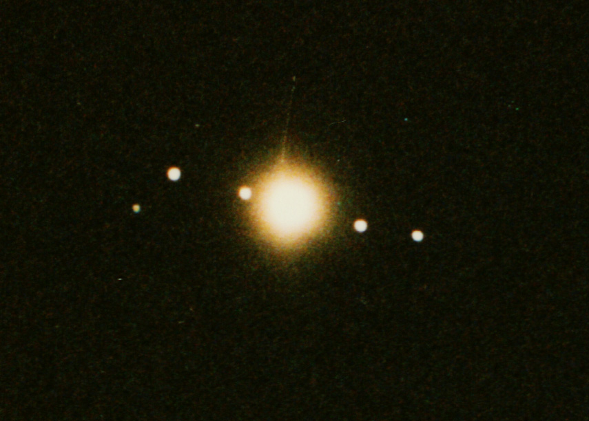 14. Juli 1997 Jupiter und seine Monde