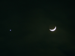 25. Februar 2012 Mond bei Venus