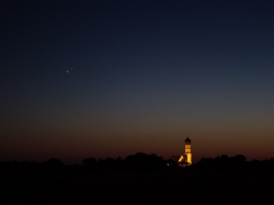 1. Juli 2015: Konjunktion von Venus und Jupiter