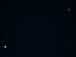 1. Juli 2015: Konjunktion von Venus und Jupiter
