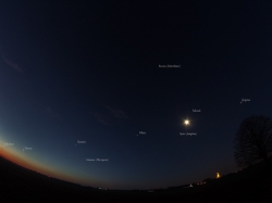 30. Janur 2016: Die Parade der Planeten