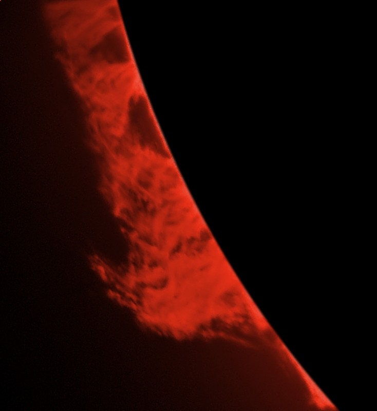 24. April 2015: Protuberanz
