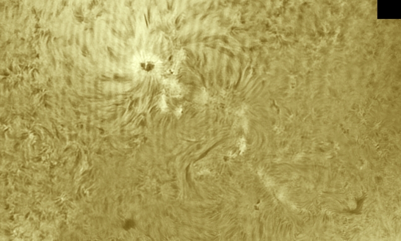 14. April 2013: AR1721-22 in H-Alpha