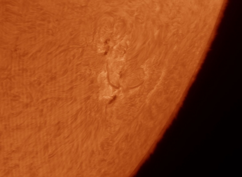 15. Mai 2013: Sonne AR1748 in h-alpha