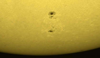 31. Juli 2012 Sonnenfleck AR1535
