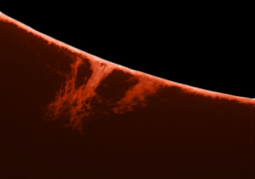 18. August 2012: Protuberanz H-Alpha