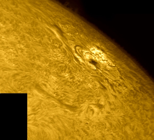 8. September 2012 AR1562 in h-alpha