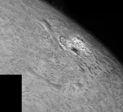 8. September 2012 AR1562 in h-alpha