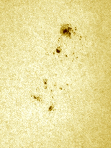 8. September 2012 AR1564 in Weißlicht