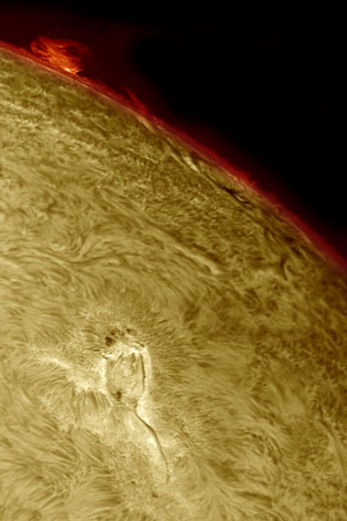 9. September 2012: AR 1562/64 in h-alpha