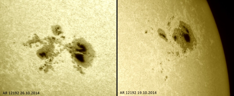 19./26.Oktober 2014: Weißlicht: AR12192