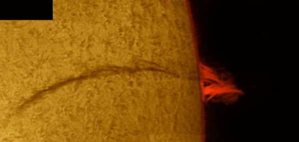 31. Oktober 2012: Protuberanzen