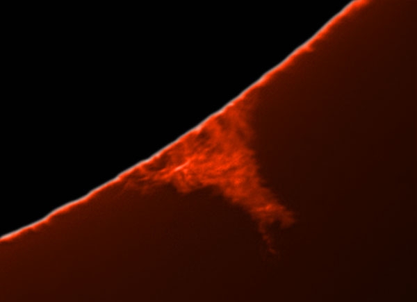 31. Oktober 2012: Protuberanzen