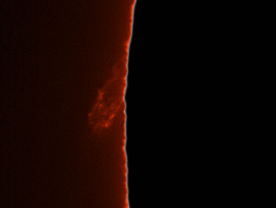 31. Oktober 2012: Protuberanzen