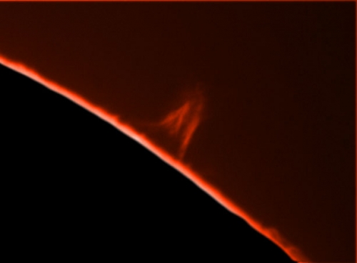 4. November 2012: Protuberanz