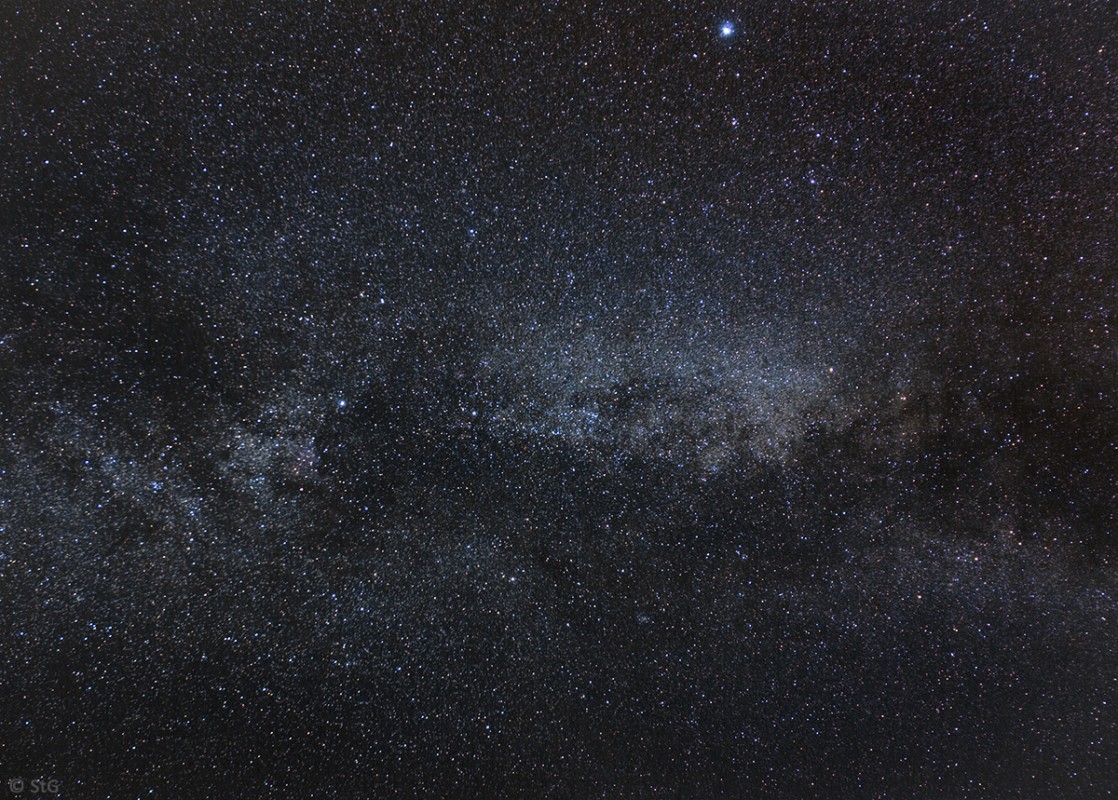 Milchstraße im Sternbild Schwan