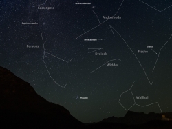 Kurz vor Sonnenaufgang: Perseus, Andromeda & Co.