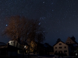 25.12.2017: Orion über dem Peißenberg