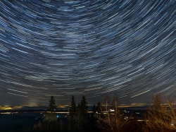 25.12.2017 Peißenberg: Startrails