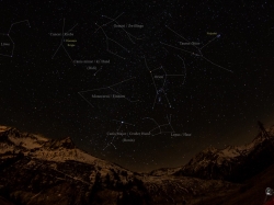 Orion, die Hunde und ein Zwilling