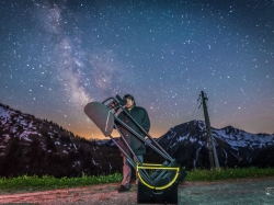Der Astronom am Furka